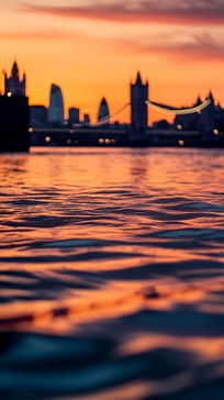 Free Sunset over river Image - Sunset, River, Skyline | Download at ...