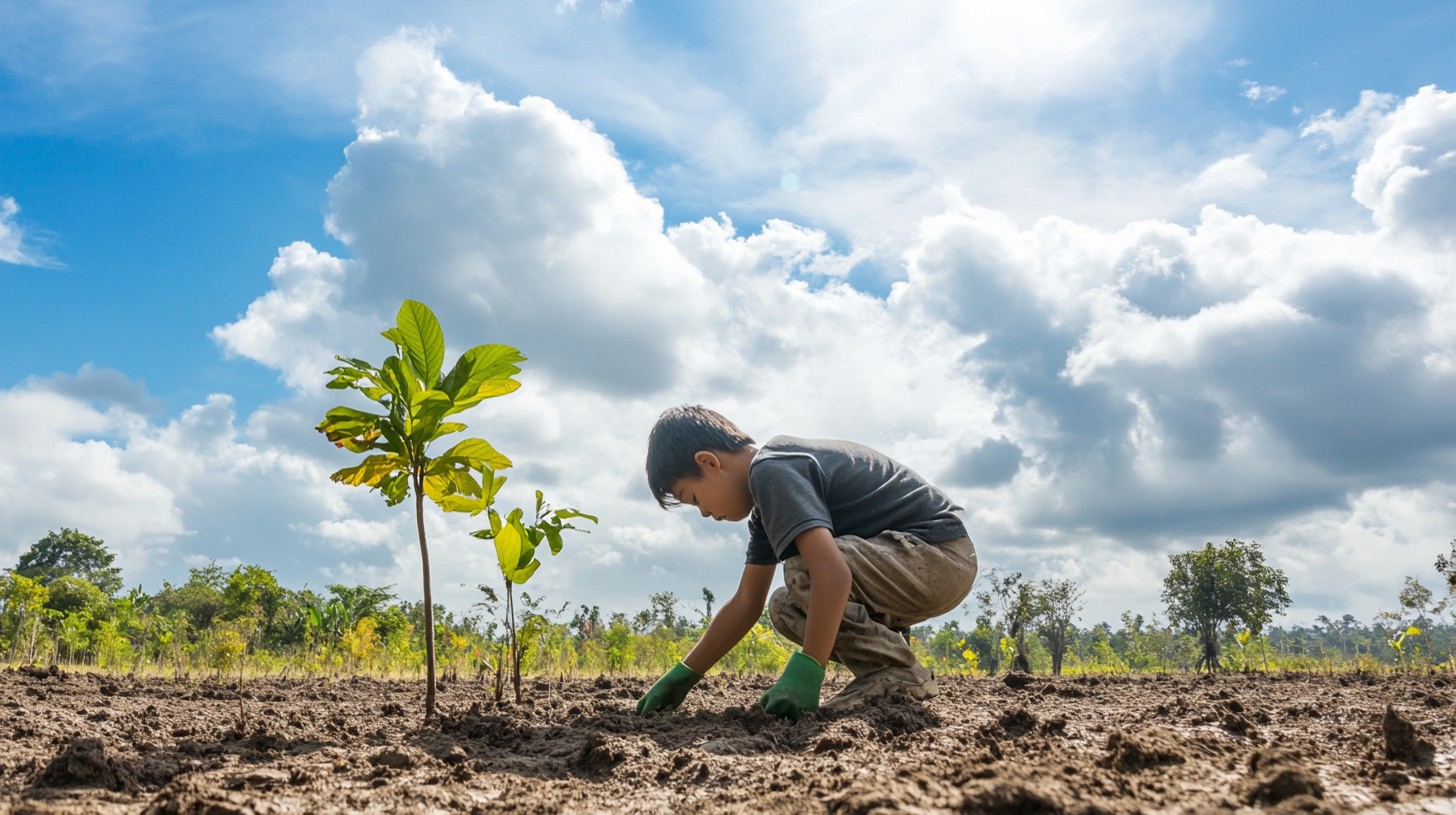 Free Child plants tree Image - Child, Tree, Planting | Download at ...
