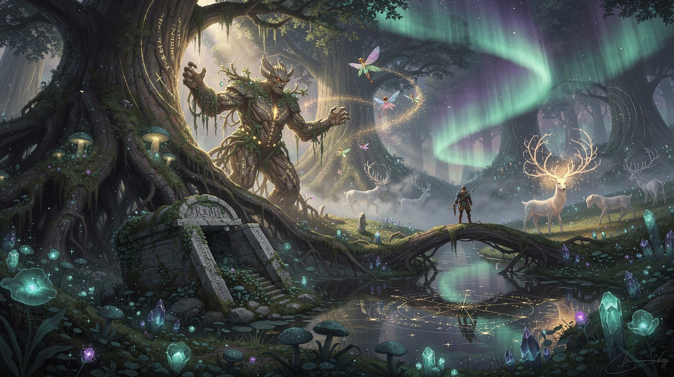 Ente Rpg Free Enchanted Forest Guardian Image - Fantasy, Forest, Treant ...