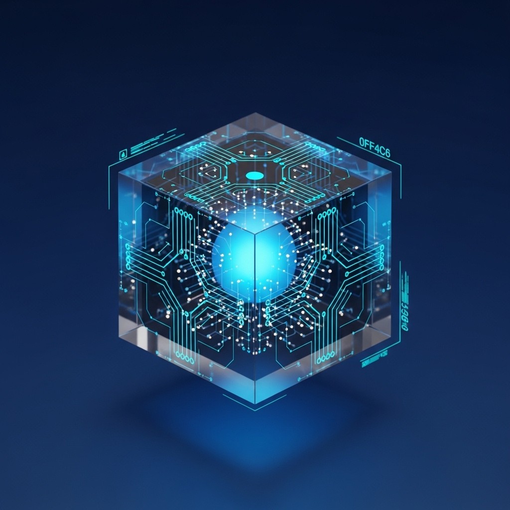 Free Glowing Digital Cube Image - Cube, Digital, Glowing | Download at ...