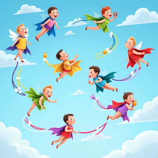 Free Flying Fantasy Friends Image | Download at StockCake