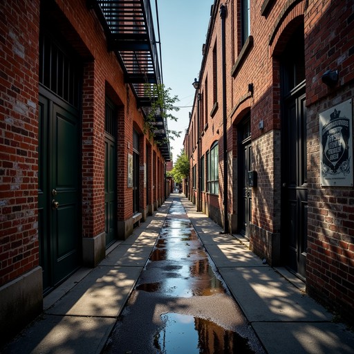 Free Brick Alley Reflections Image | Download at StockCake