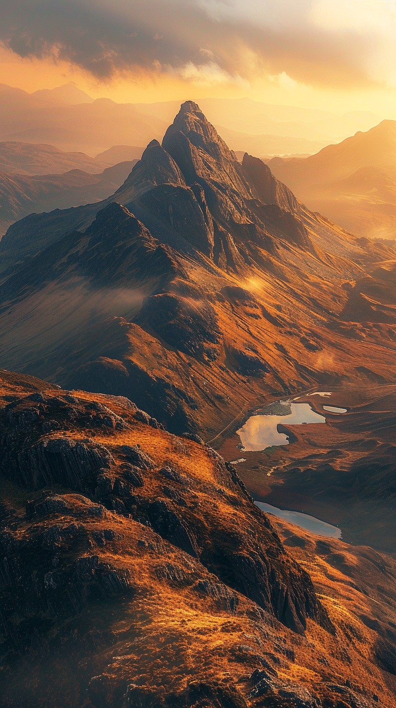 Free Majestic Mountain Sunset Image - Mountain, Sunset, Landscape ...