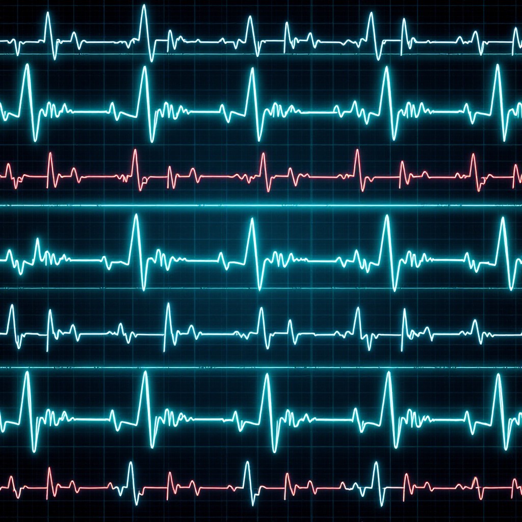 Emotion Beat Pattern Free Glowing Heartbeat Pattern Image - Heartbeat, Ecg, Pattern ...