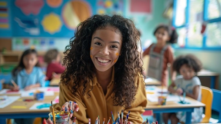 Free Joyful Classroom Moment Image - Teacher, Classroom, Education ...