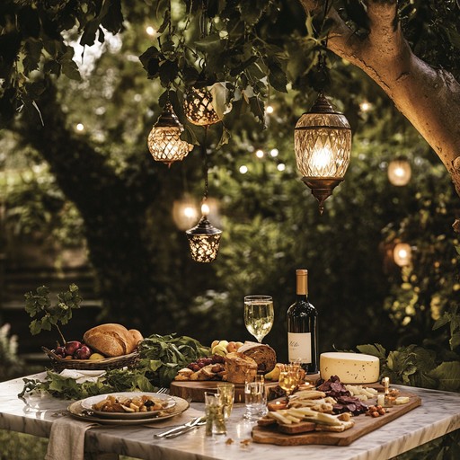 Free Enchanted Garden Evening Image - Garden, Evening, Lanterns ...