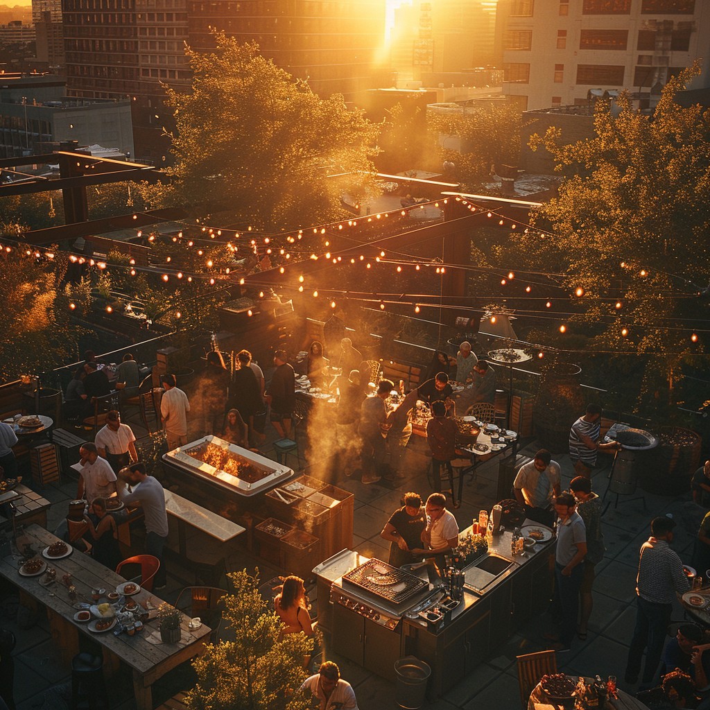 Open Rooftop Party Free Evening Rooftop Party Image - Rooftop, Party, Evening | Download ...