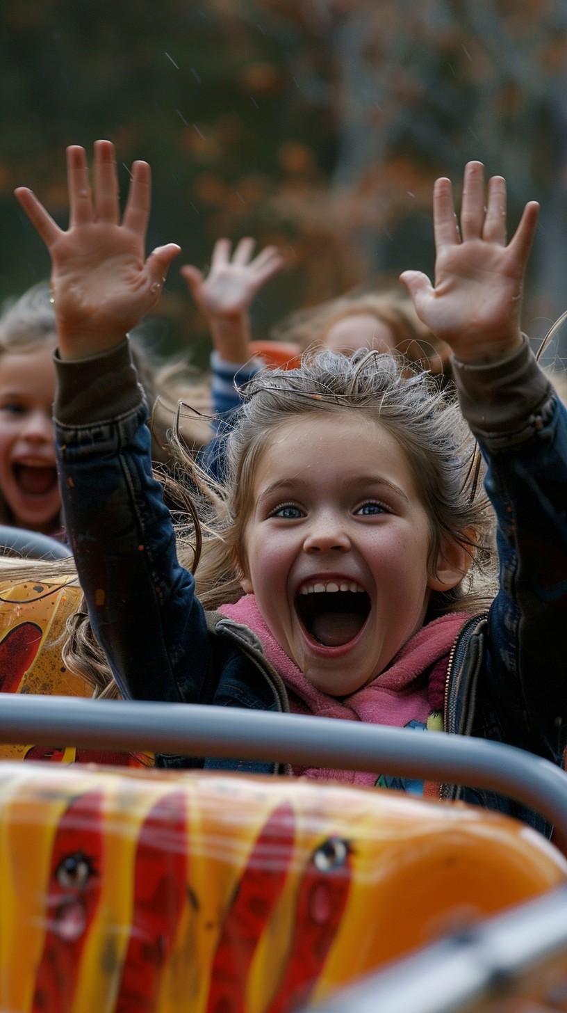 Free Joyful Rollercoaster Ride Image - Excitement, Thrill, Joy ...