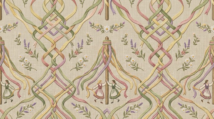 Maypole Streamers Free Maypole Dance Celebration Image - Celebration, Maypole, Dance ...
