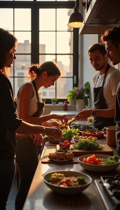 Free Cooking With Friends Image | Download at StockCake