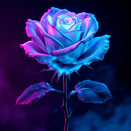 Free Neon Cyberpunk Flower Image - Cyberpunk, Neon, Flower | Download ...