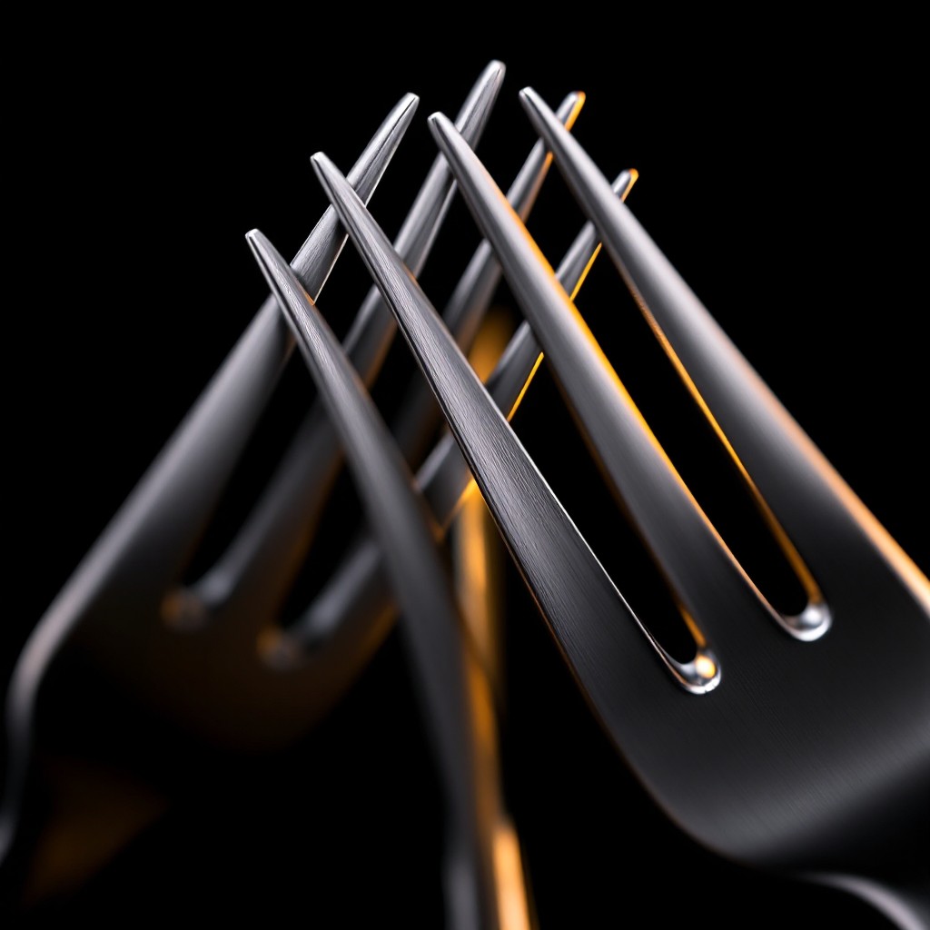 Free Gleaming Fork Geometry Image - Fork, Flatware, Minimalist ...