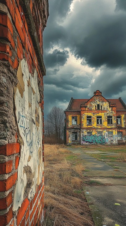 Brooding Estate Free Abandoned colorful mansion Image - Abandoned, Mansion, Colorful ...