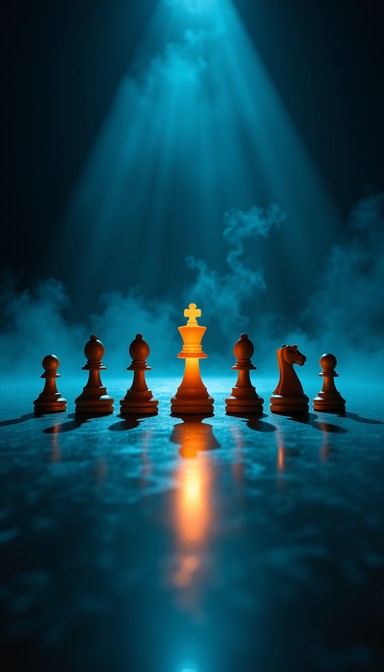 Free Strategic Chess Illuminated Image - Chess, Strategy, Illuminated ...