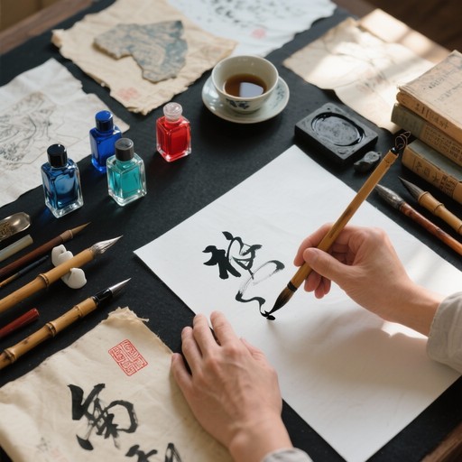 Free Calligraphy Master Working Image - Calligraphy, Traditional ...