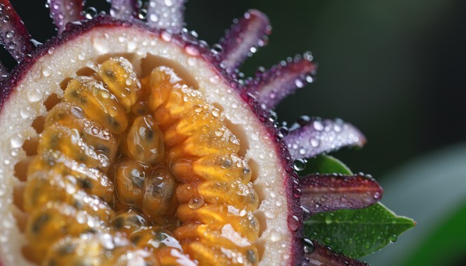 Free Passion Fruit Macro Image - Passion, Fruit, Tropical | Download at ...