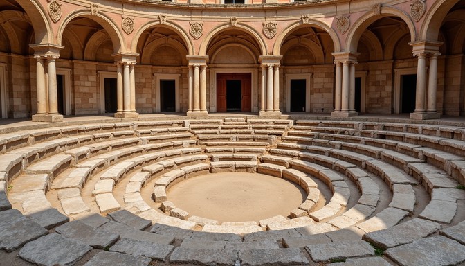 Free Weathered Stone Amphitheater Image - Amphitheater, Roman, Ancient ...