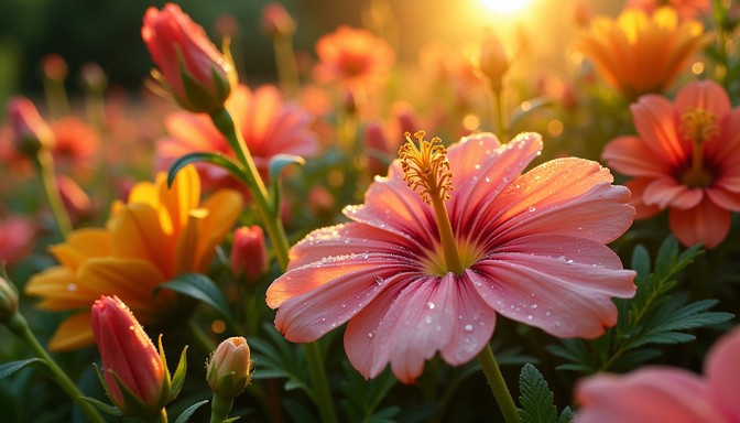 Free Radiant Flower Glow Image - Flowers, Hibiscus, Sunset | Download ...