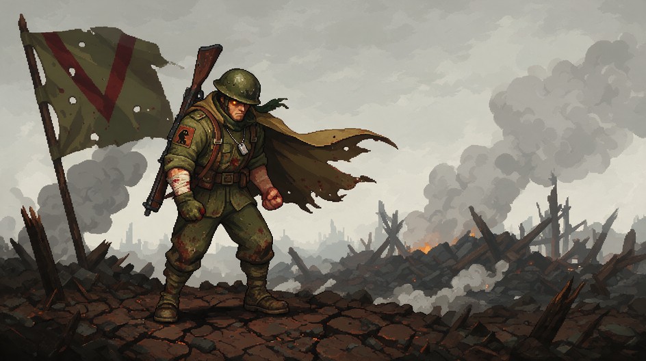 Download Pixel Art Soldier Image - Pixel, Soldier, Battlefield | StockCake