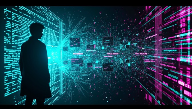 Free Digital Identity Dissolving Image - Cyberpunk, Digital, Silhouette ...