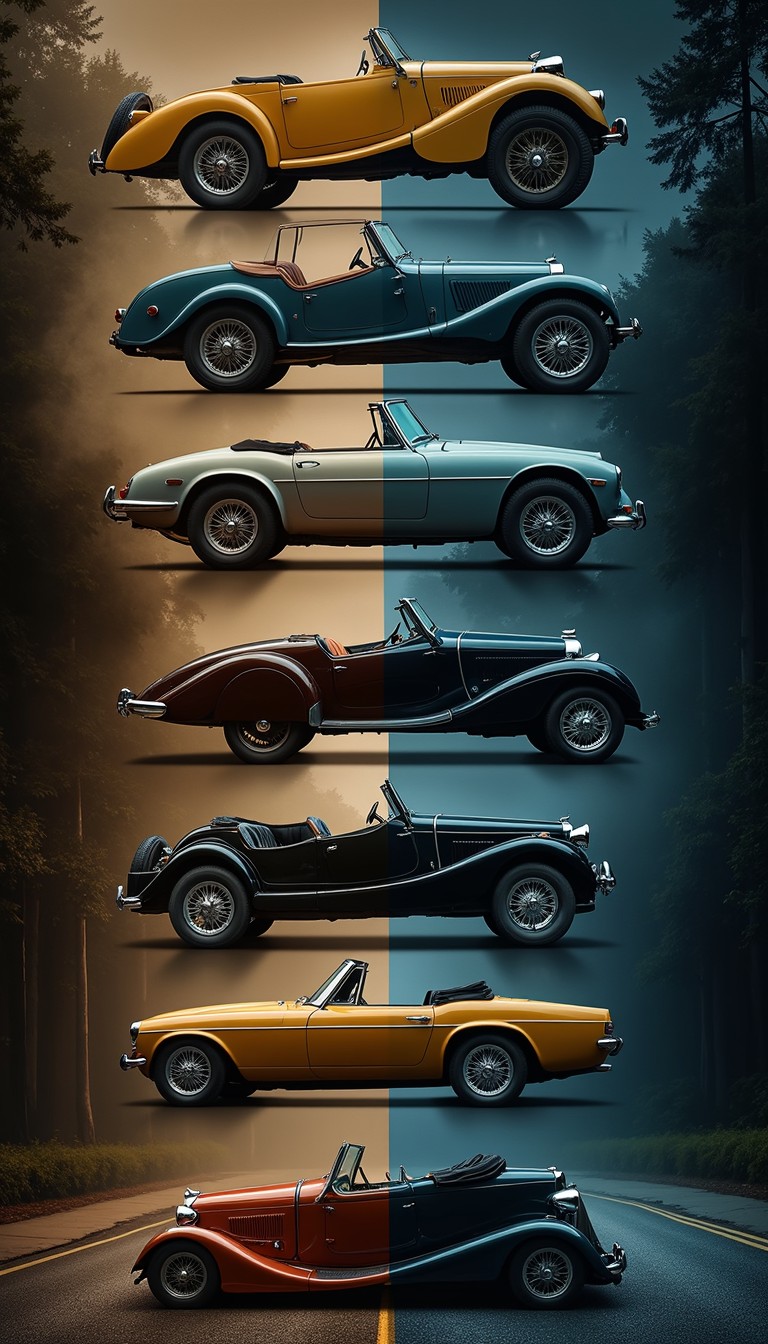Free Classic Automobile Evolution Image - Vintage, Classic, Automobiles ...