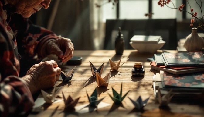 Free Artisan Hands Creating Image - Origami, Craft, Traditional ...