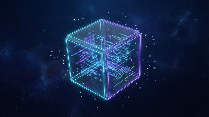Free Holographic Data Cube Image - Cube, Holographic, Technology ...