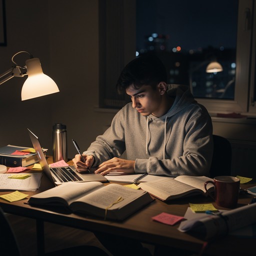 Free Nighttime Study Session Image - Student, Studying, Learning ...