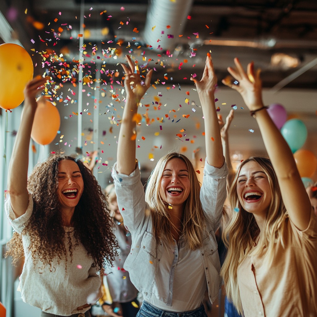 Free Joyful party celebration Image - Party, Celebration, Confetti ...