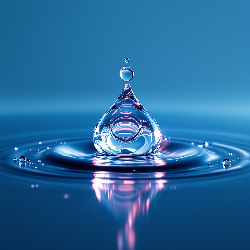 Pure Image Free Pure Water Beauty Image - Water, Droplet, Blue | Download at StockCake