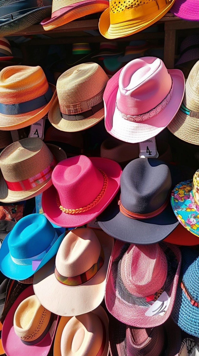 Free Colorful Hat Collection Image - Hats, Colorful, Fashion | Download ...