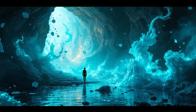 Teal Memory Download Crystalline Memory Gateway Image - Surreal, Crystalline ...