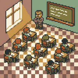 Free Pixel Art Classroom Image - Pixel, Art, Classroom | Download at ...