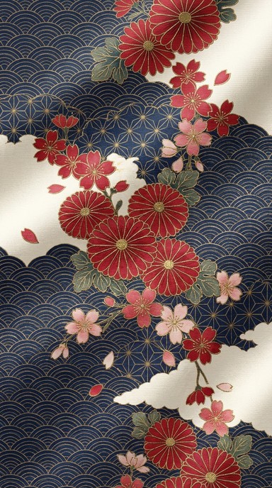 Free Japanese Textile Elegance Image - Japanese, Textile, Pattern ...