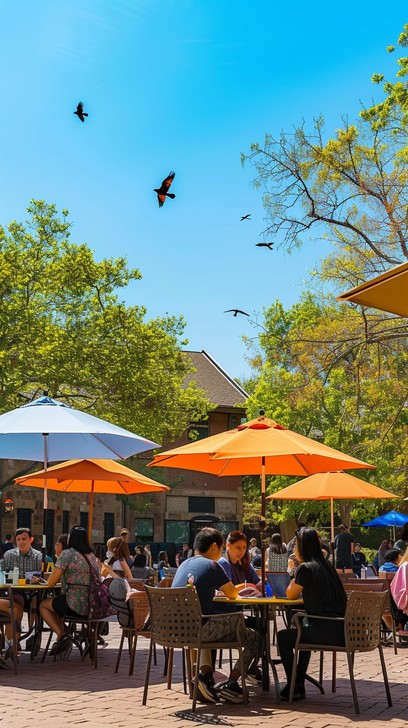 Free Outdoor Dining Scene Image | Download at StockCake
