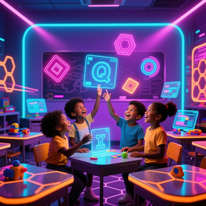 Free Future Learning Together Image - Children, Education, Futuristic ...