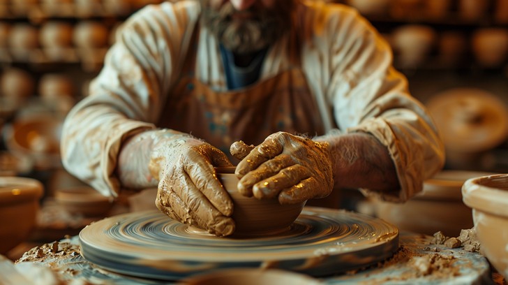 Free Potter at Work Image - Pottery, Crafting, Clay | Download at StockCake