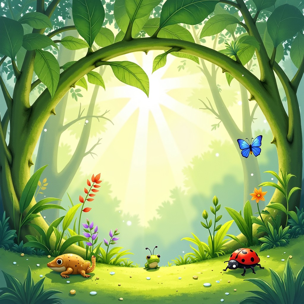 Free Enchanted Forest Arch Image - Forest, Magical, Sunlight | Download ...