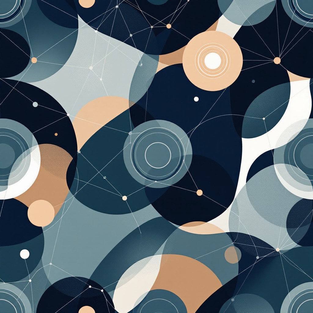 Free Flowing Geometric Network Image - Abstract, Geometric, Pattern ...
