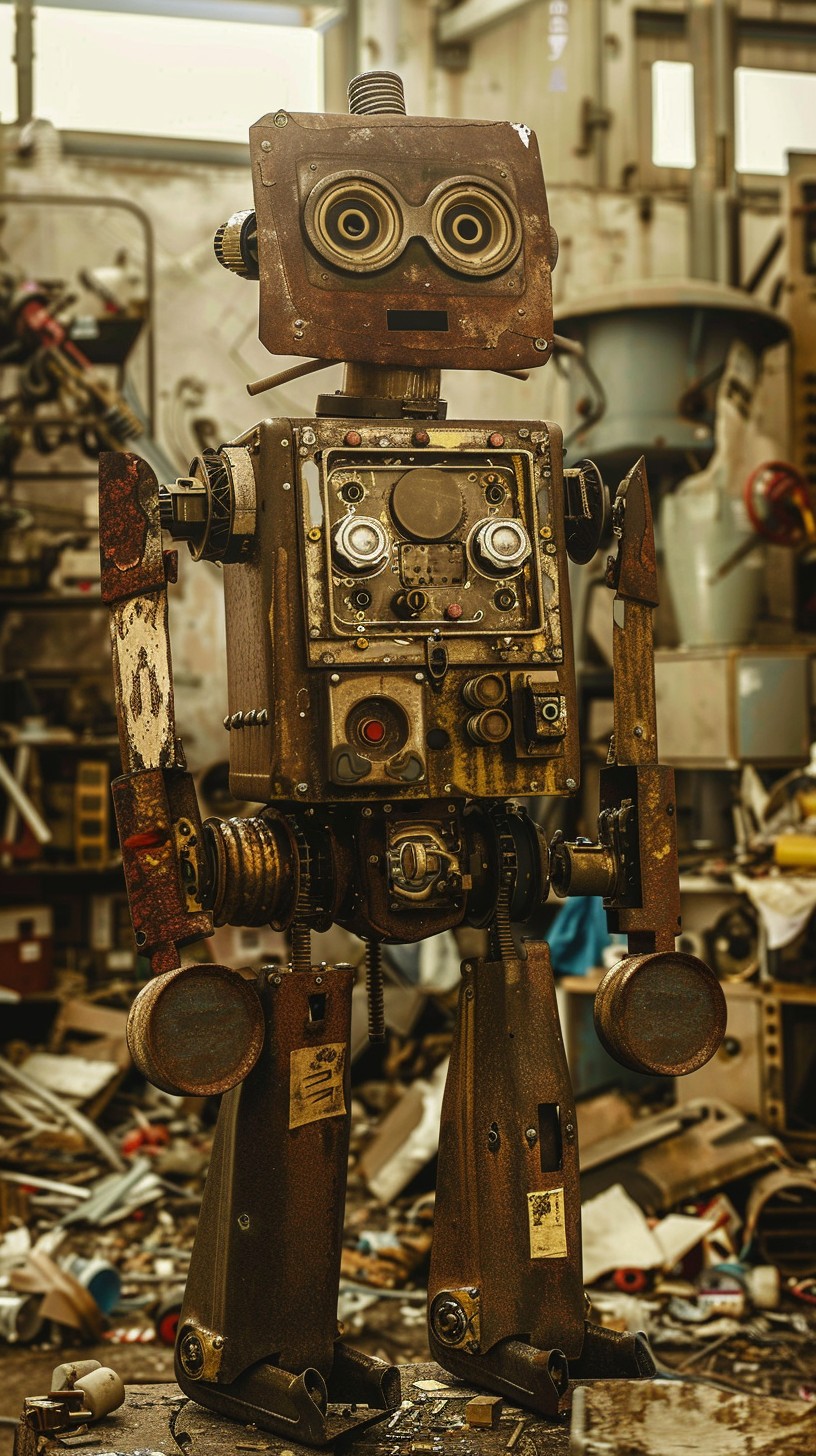 Scrape Robot Free Quirky Scrapyard Robot Image - Robot, Scrapyard, Metal | Download ...