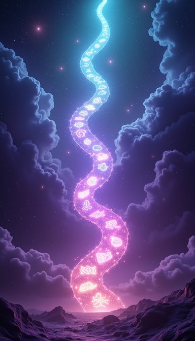 Free Mystical Cosmic Stairway Image - Cosmic, Spiral, Magical ...