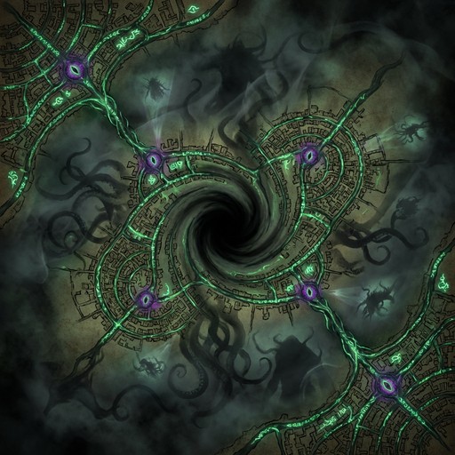 Free Tentacled Map Horror Image - Tentacles, Map, Horror | Download at ...