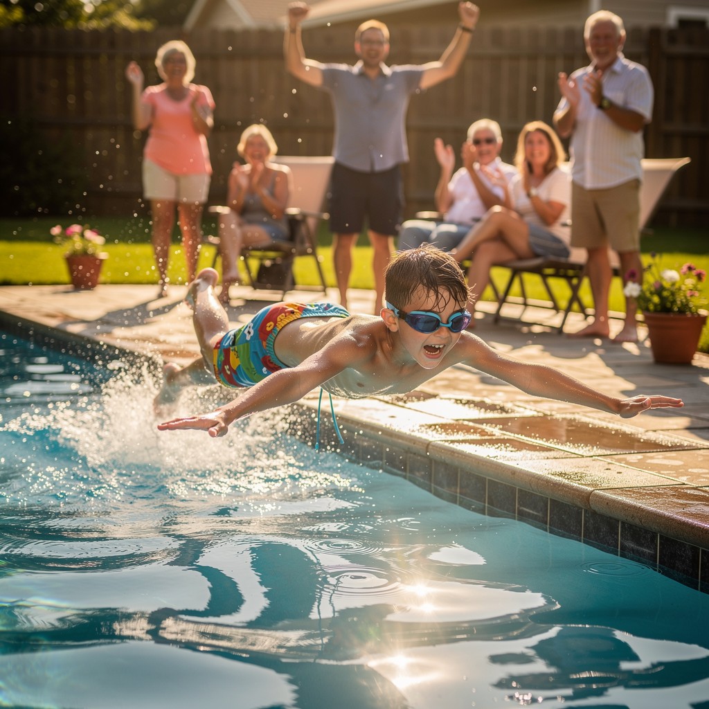 Do Diving Pool Free First Pool Dive Image - Diving, Swimming, Pool | Download at StockCake