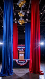 Free Decorated Rally Stage Image - Rally, Patriotic, Stage | Download ...