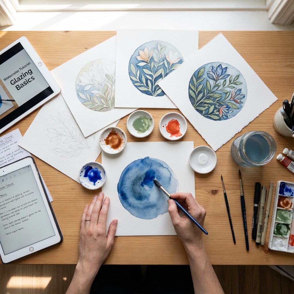 Free Watercolor Technique Tutorial Image - Watercolor, Painting ...