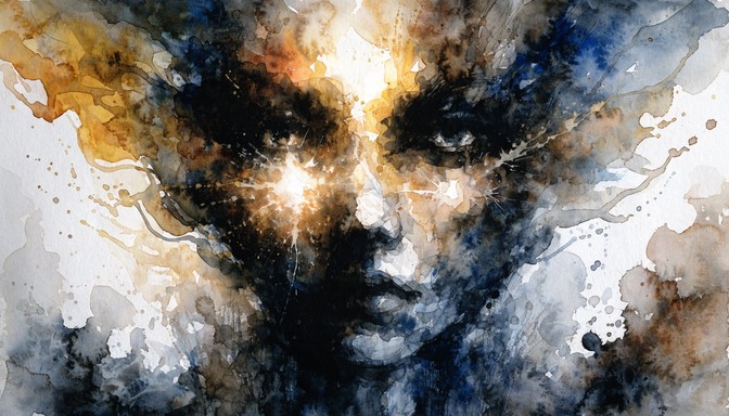 Free Light Meets Shadow Image - Watercolor, Portrait, Illustration ...