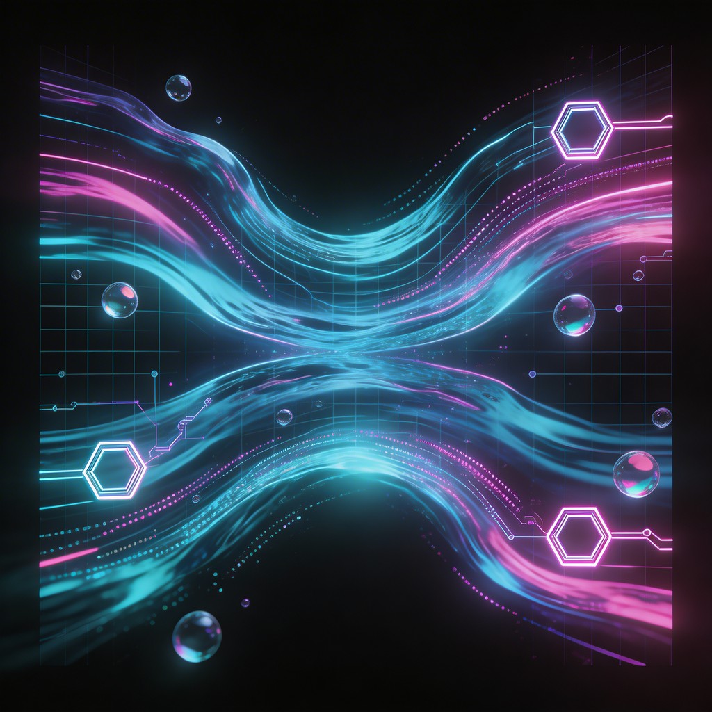 Free Neon Ocean Waves Image - Cyberpunk, Neon, Bioluminescent ...