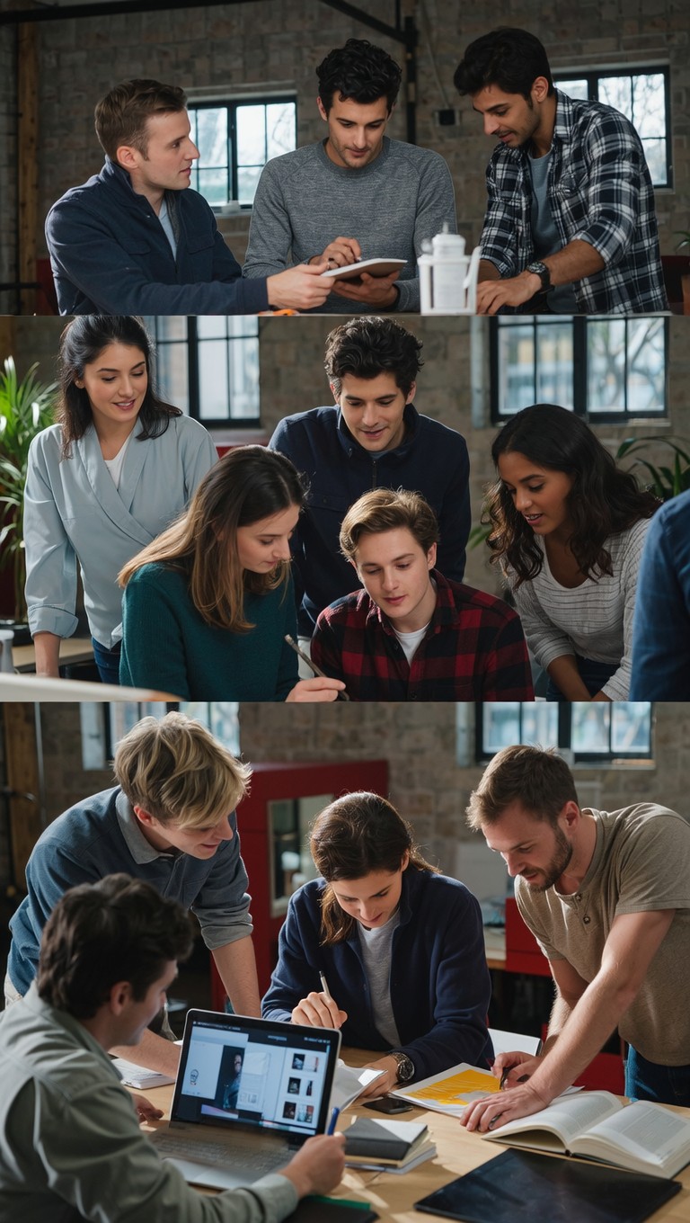 Free Collaborative minds working Photo - Teamwork, Collaboration ...