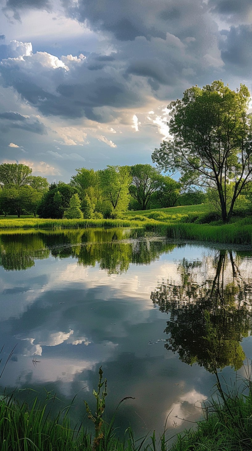 Free Serene Lake View Image - Tranquil, Lake, Reflection | Download at ...