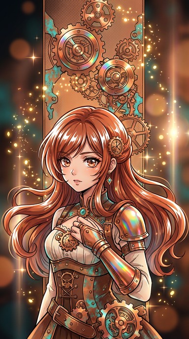 Free Steampunk Anime Girl Image - Anime, Steampunk, Illustration ...